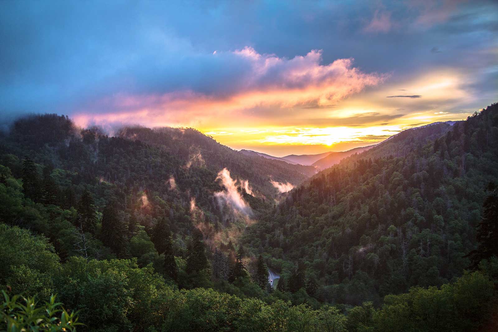 پارک ملی کوه‌های دودی بزرگ - Great Smoky Mountains National Park