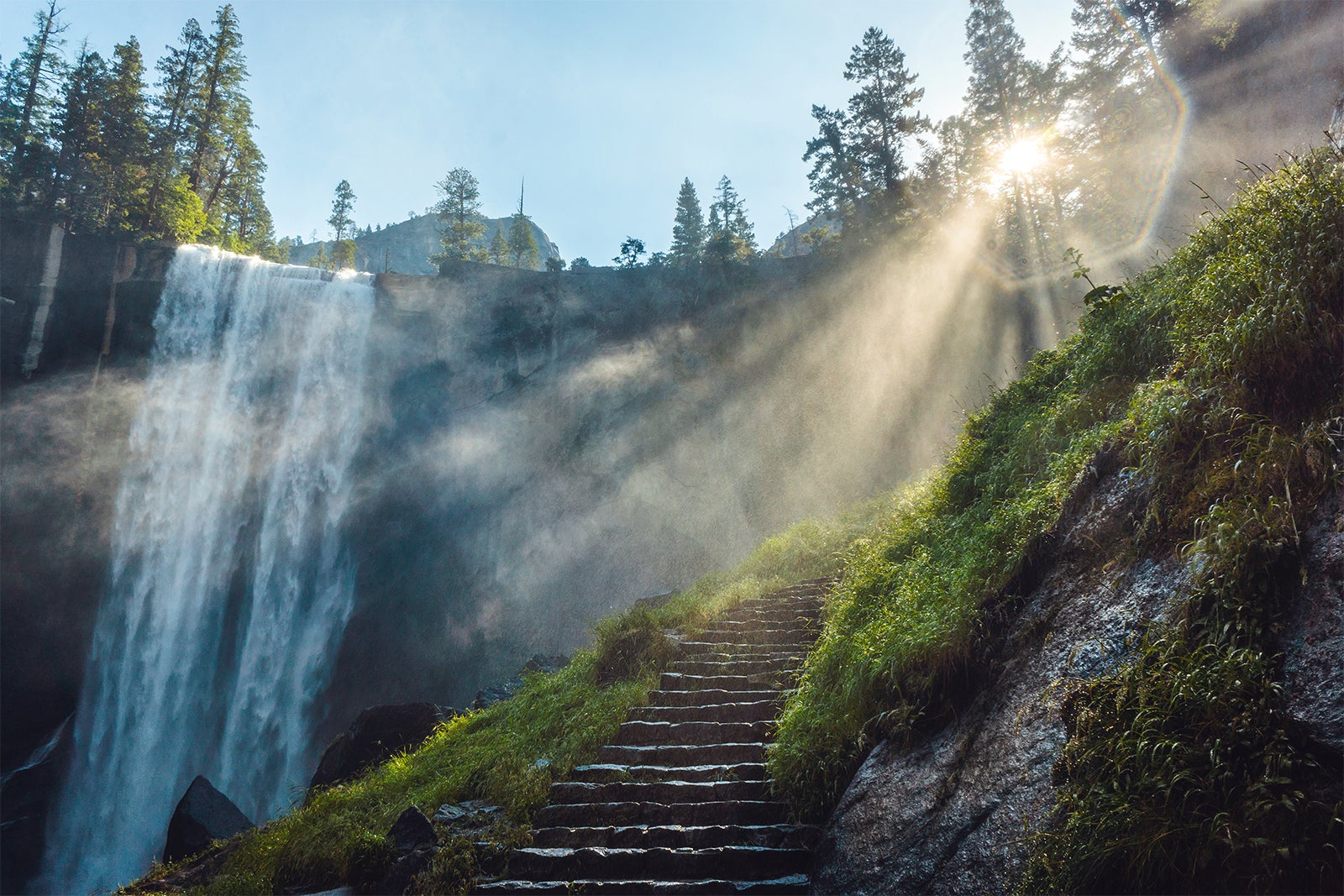 آبشار بهاری - Vernal Falls