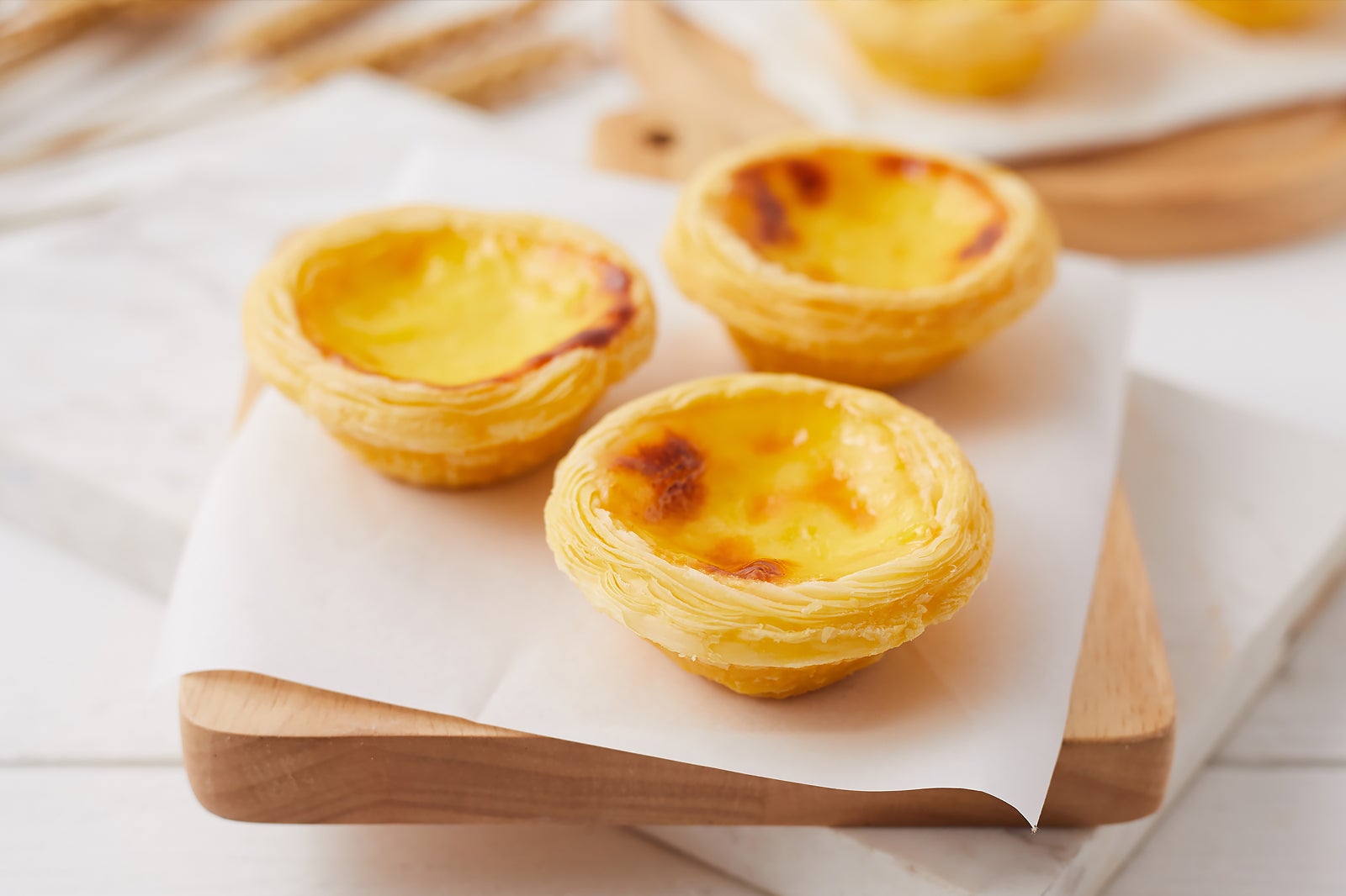 تارت کاستارد تخم مرغ - Egg custard tart