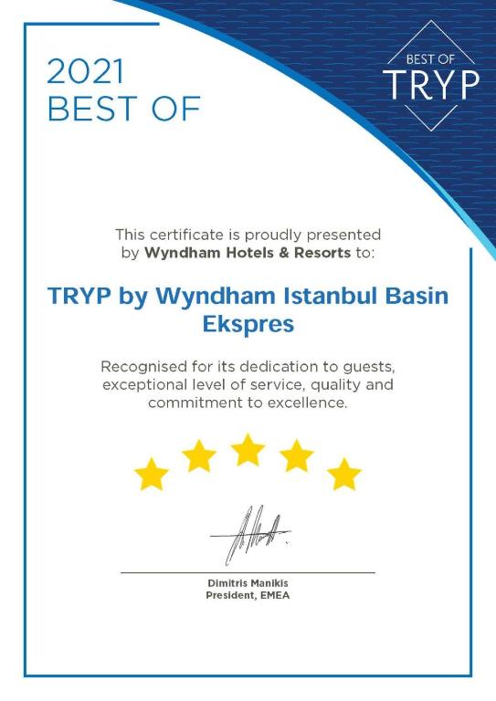 هتل ترایپ بای ویندام استانبول باسین اکتسپرز - TRYP by Wyndham Istanbul Basın Ekspres