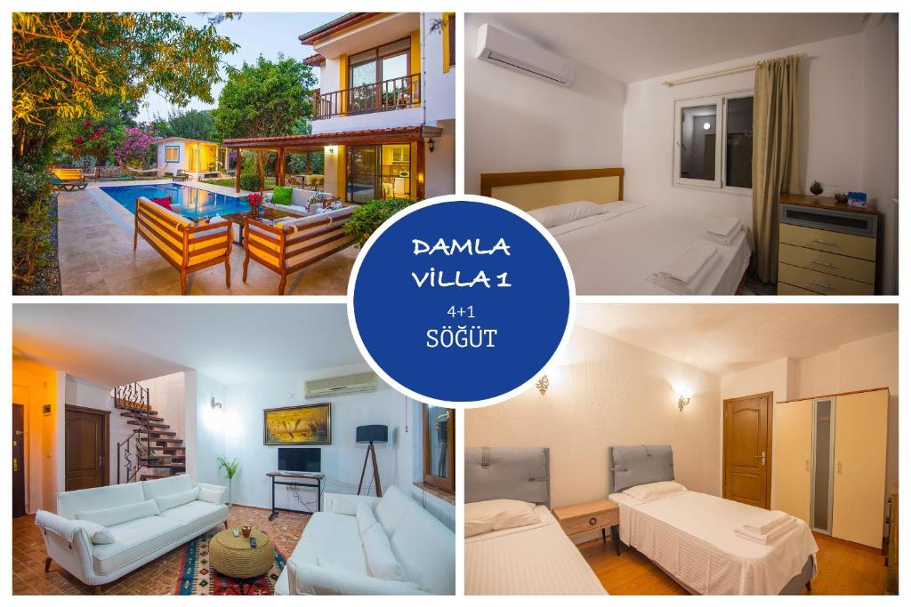 هتل ویلا داملا سوگوت مارماریس دیلی ویکلی رنتالز - Villa Damla Sogut Marmaris Daily Weekly Rentals