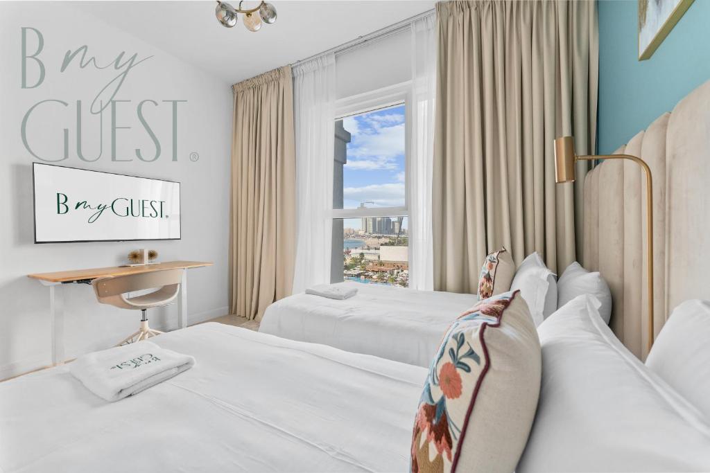 Unwind in style in La Vie 2BR with Beach Access