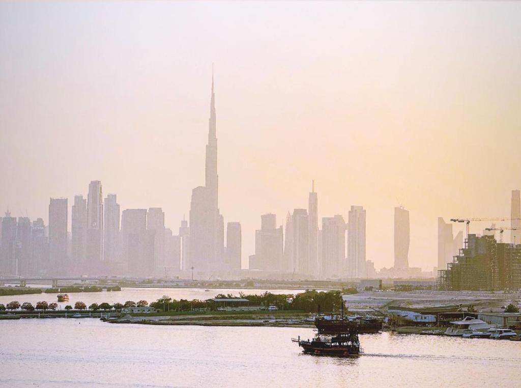 Burj Khalifa view & Creek sea view