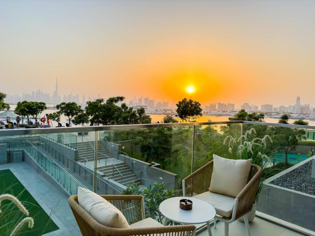 Burj Khalifa view & Creek sea view