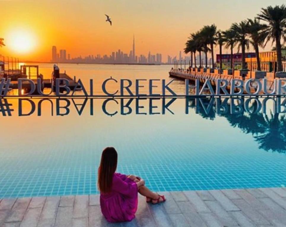 Burj Khalifa view & Creek sea view