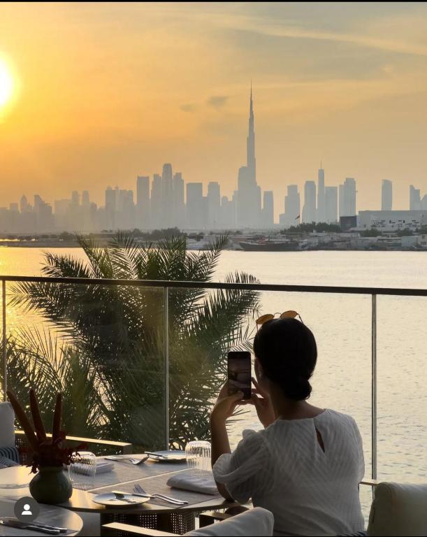 Burj Khalifa view & Creek sea view