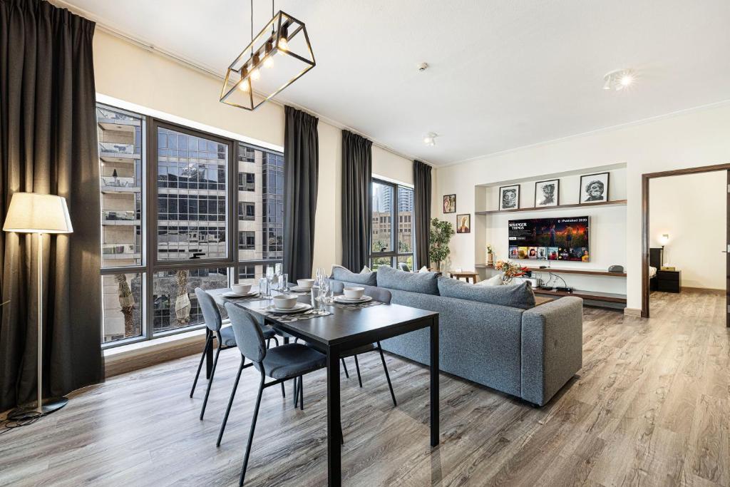 Lux 1BR,5 Min to Burj Khalifa In heart of Downtown - South Ridge Tower