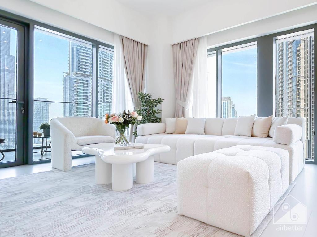هتل لاکسوریس لیوینگ این ۲ بی وید برج اند فونتین ویوز - Luxurious Living in 2B with Burj & Fountain Views