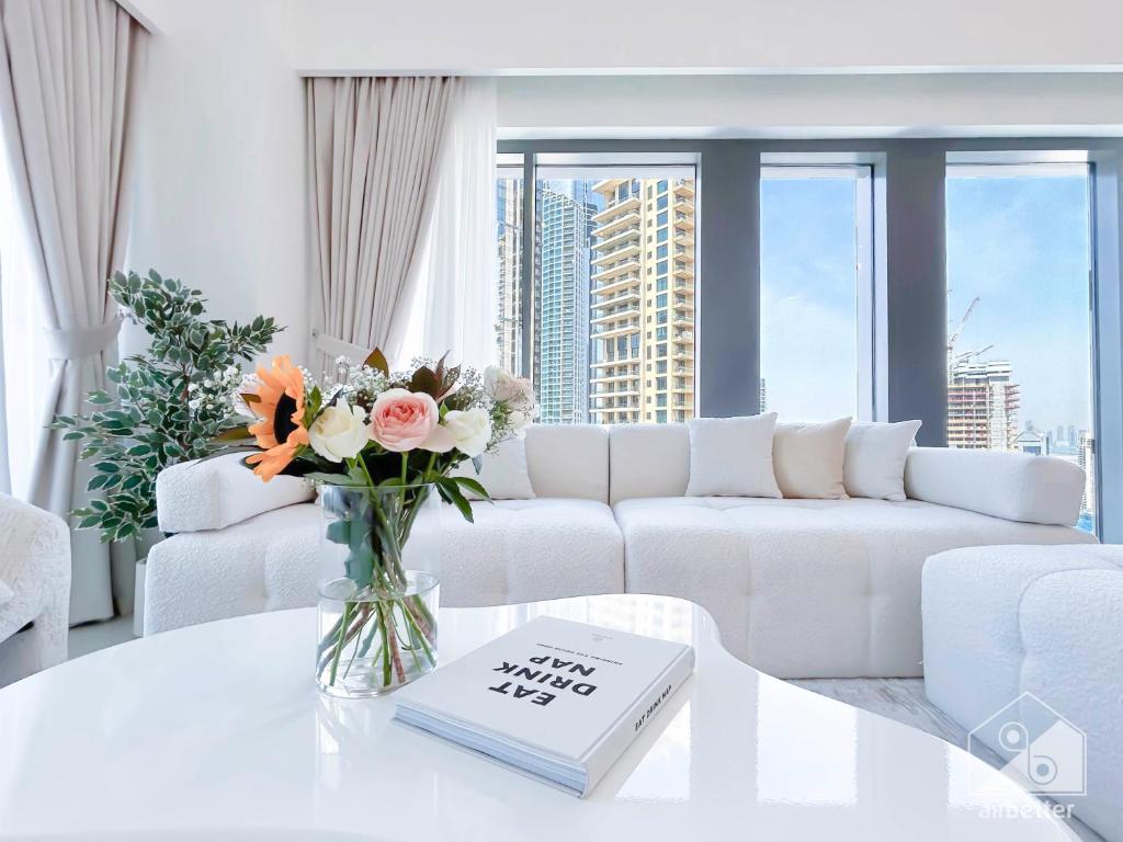 Luxurious Living in 2B with Burj & Fountain Views