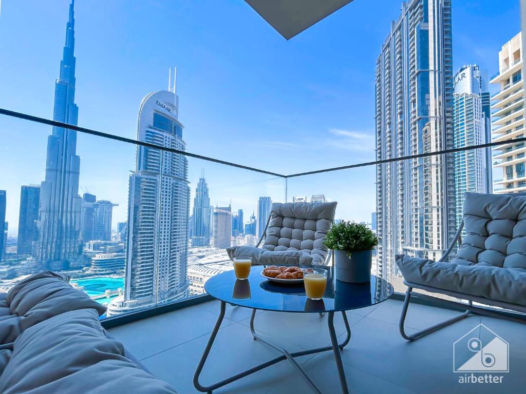 Luxurious Living in 2B with Burj & Fountain Views