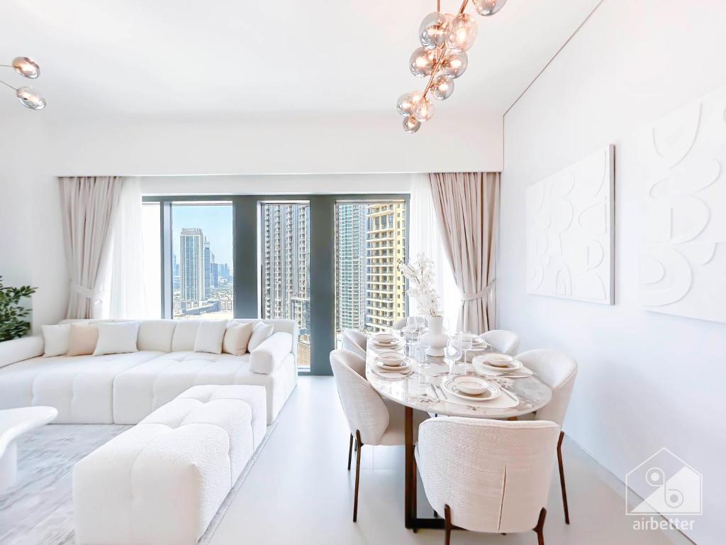 Luxurious Living in 2B with Burj & Fountain Views