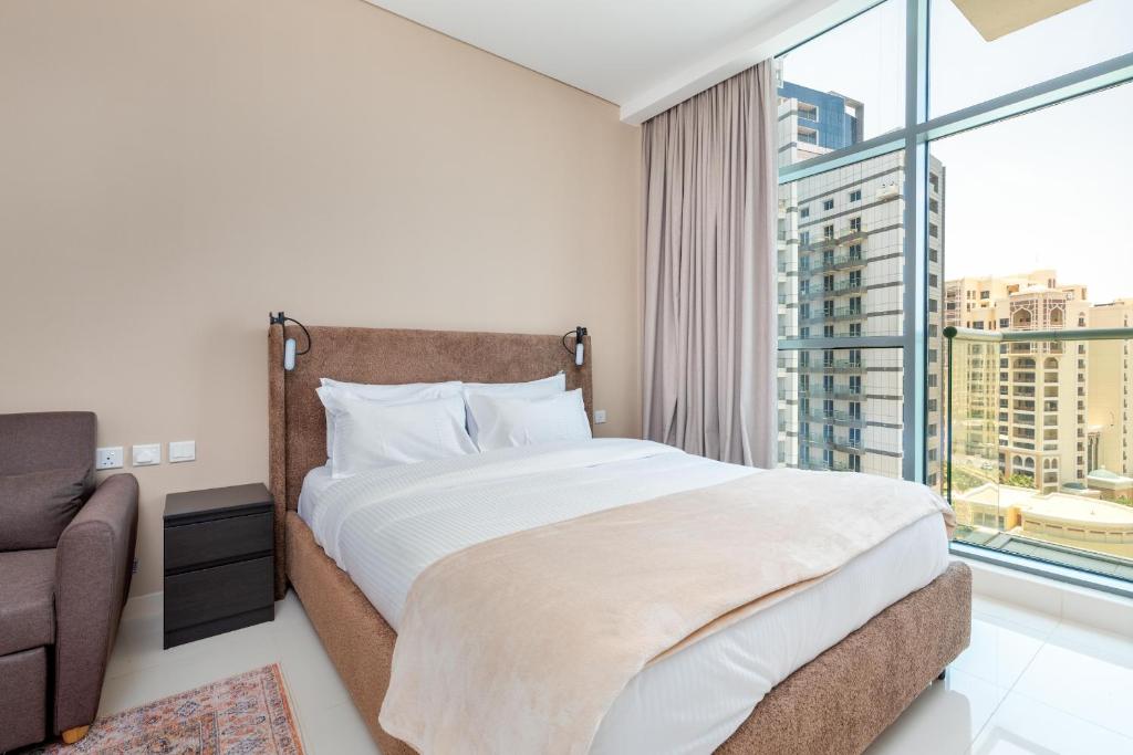 هتل پالم جمیرا استودیو ویت پرایوت بیچ - سیتی آپارتمان استی - Palm Jumeirah Studio with Private Beach - CityApartmentStay