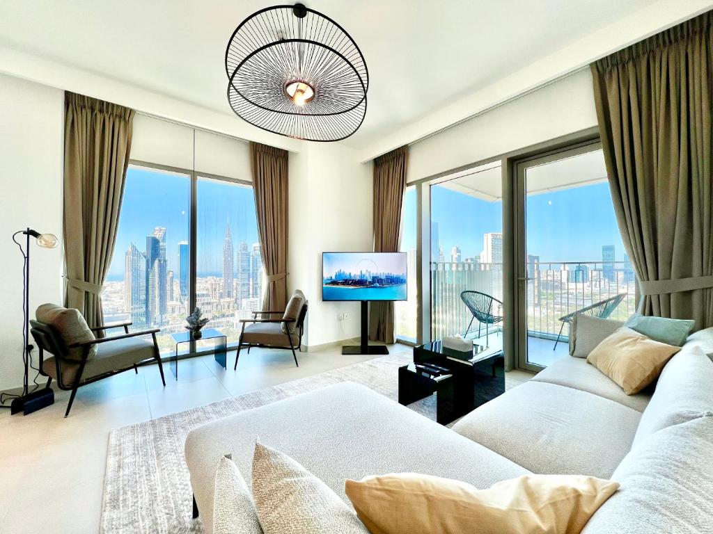 هتل داونتاون ویوز ۲ بی آر - دبی مال، فونتین و برج خلیفه اکسس - Downtown Views 2BR - Dubai Mall, Fountain & Burj Khalifa access
