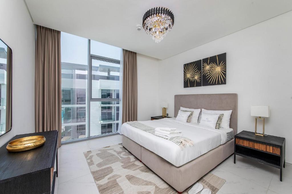 هتل اِمِیزینگ 1 بی آی آر وِد لَگون ویو اَت دیستریکت وان - Amazing 1BR with Lagoon view at District One