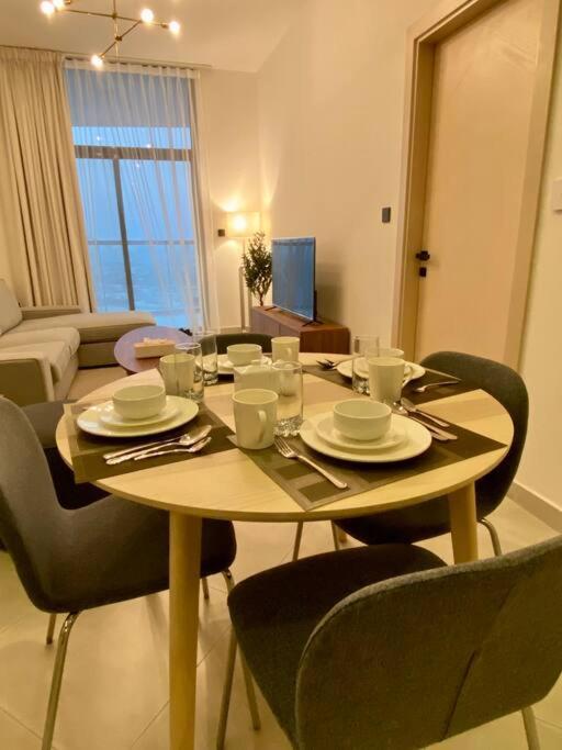 View of Burj Khalifa, Museum of Future & skyline