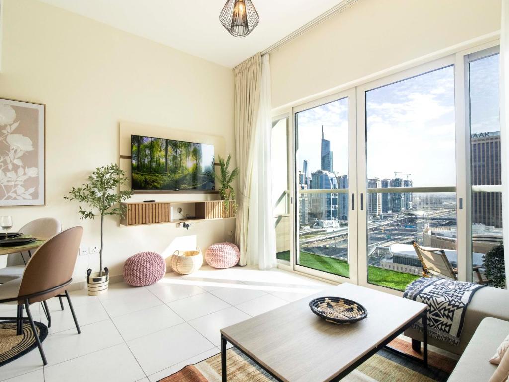 هتل مارینا مجستی: استونینگ ۱ بی آر اوزیس آن های فلور - Marina Majesty: Stunning 1 BR Oasis on High Floor