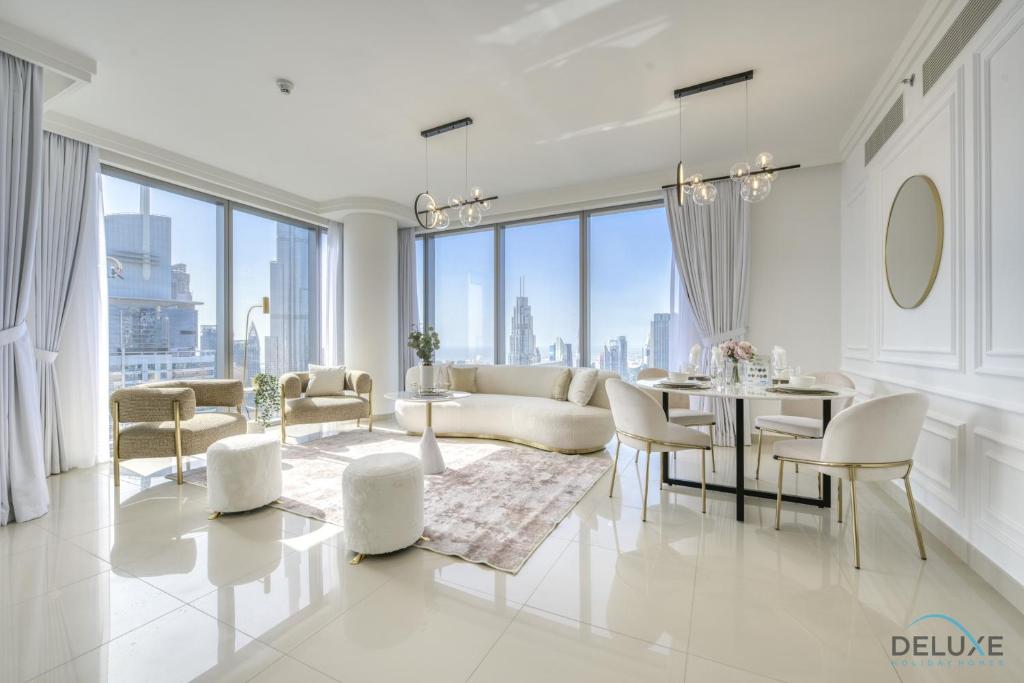 هتل لاکسوریوس 2بی‌آر آپارتمان ات بولوارد پوینت دوان‌تاون دبی بای دلاکس هالیدی هومز - Luxurious 2BR Apartment at Boulevard Point Downtown Dubai by Deluxe Holiday Homes