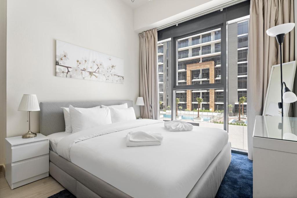 هتل بیوتیفول 1 بی‌آر فلت نییر د ترک، میدن گلف - Beautiful 1 BR flat near The Track, Meydan Golf