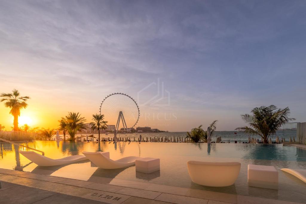 هتل برند نیو اسپیسیوس ۱ بی دی این لا وی آن د بیچ - Brand new spacious 1BD in La Vie on the beach