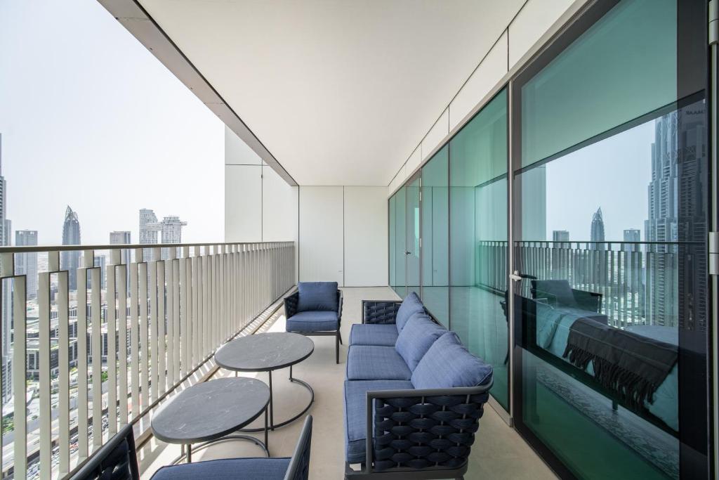 هتل لاکس ۳ بی آر - پانورامیک برج خلیفه و فونت ویوز - Lux 3BR - Panoramic Burj Khalifa and Fountain Views