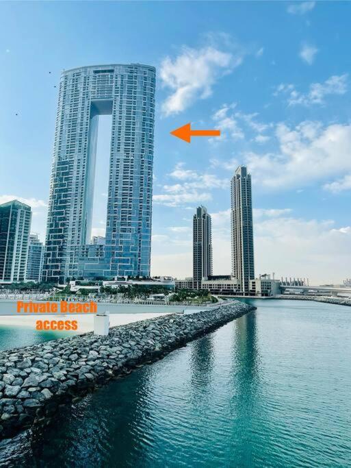 هتل ۲ بی‌آر آدرِس بیچ ریزورت جی‌بی‌آر مارینا ۵۰ فلور بالکونی - 2BR Address Beach Resort JBR Marina 50 flr Balcony