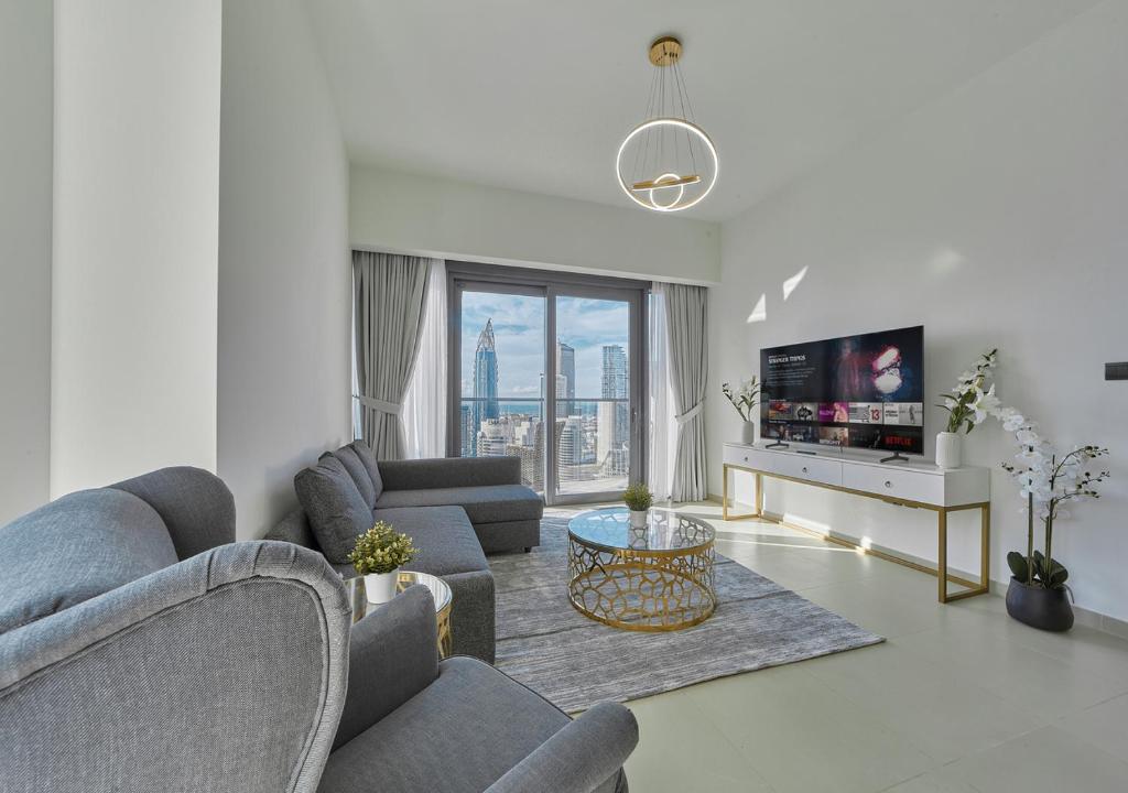 هتل ماجستیک اکت وان 2BR 42ند فلور- دنتاون اند سی ویو - Majestic Act One 2BR 42nd floor- Downtown & sea view