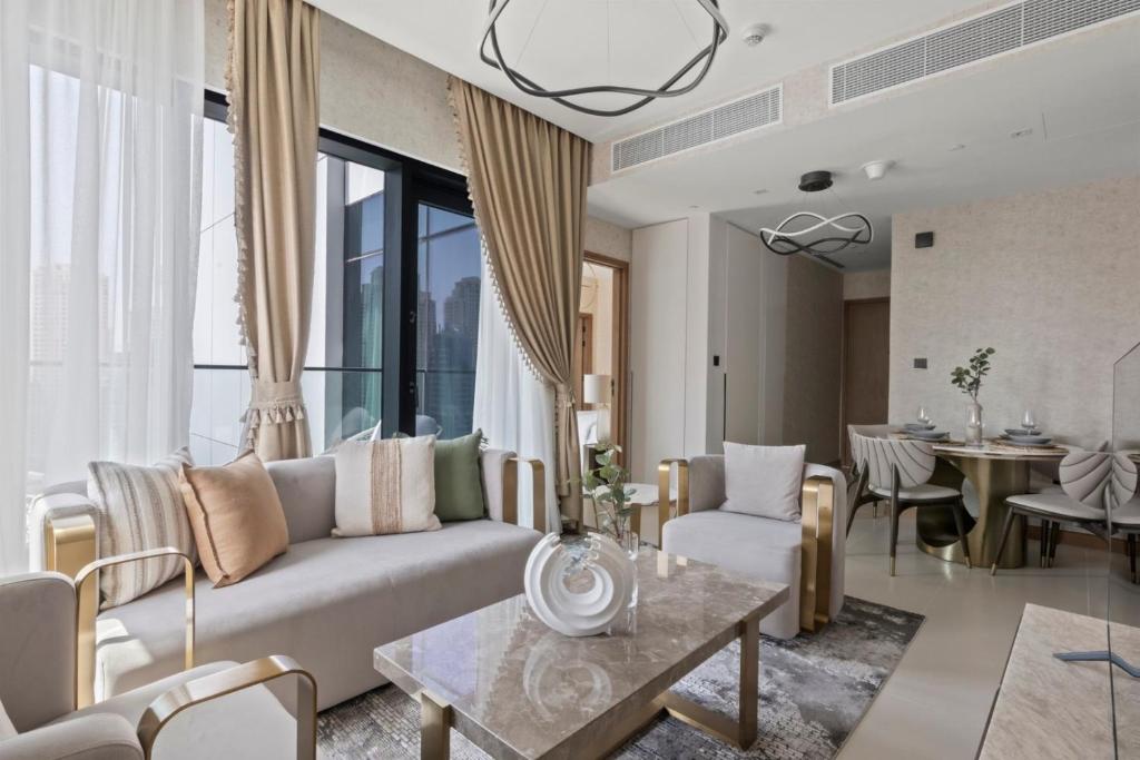 هتل گست ردی - های-فلور لاکچری ویت مارینا ویو - GuestReady - High-floor luxury with Marina view