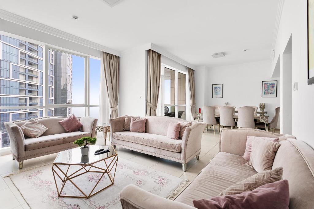 هتل ۲ بذروم ویت دایرکت فری بیچ اکسس - ال باتین تاورز - 2 Bedroom with Direct Free Beach Access - Al Bateen Towers