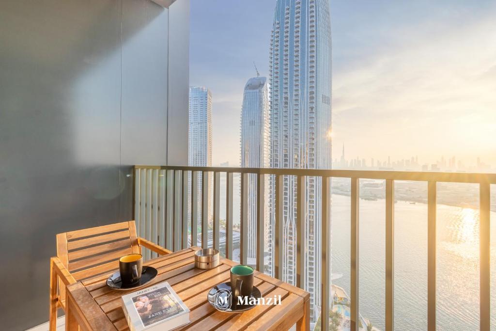 هتل منزیل - ۲ بی آر این کریک ایدج وید سی ویو - Manzil - 2BR in Creek Edge with Sea View