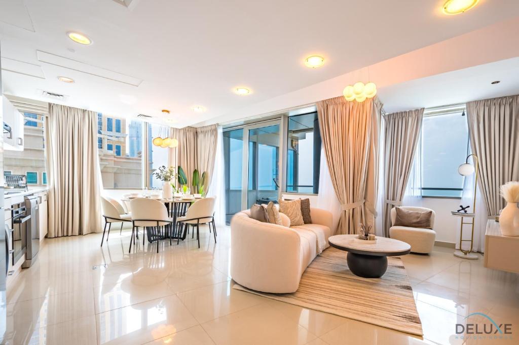 هتل لاکچری 3BR این اوشن هایتس، دبی مارینا بای دلاکس هالیدی هومز - Luxury 3BR in Ocean Heights, Dubai Marina by Deluxe Holiday Homes
