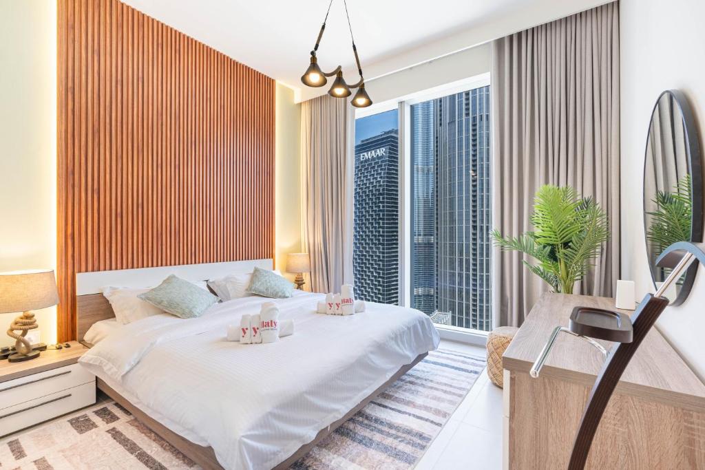 هتل لاکچری ۳ بی اچ کی، برج خلیفه و رقصان فواره ویو - Luxury 3BHK, Burj Khalifa & Dancing fountain view