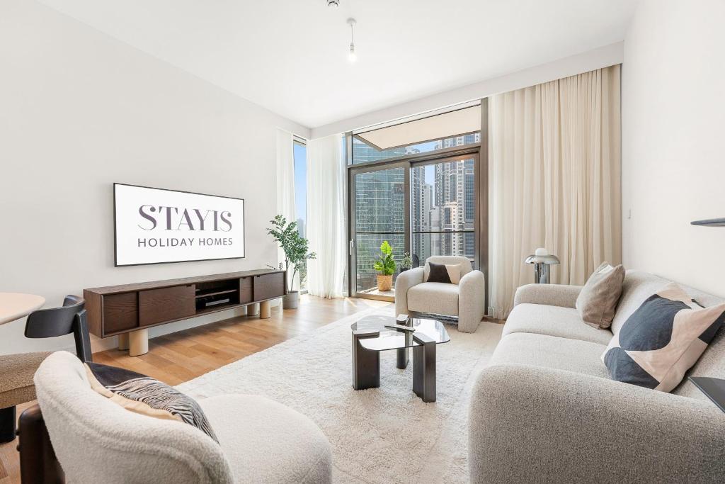 هتل استییس - اولترا لاکچریس ۲ بی آر وید سیتی اسکای لاین ویو - Stayis -Ultra Luxurious 2 BR with City skyline view