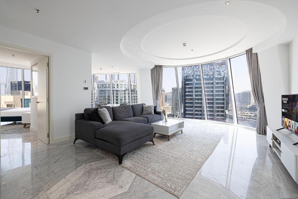 هتل پانورامیک لکس آپارتمنت ویت برج خلیفه ویو - Panoramic LUX Apartment with Burj Khalifa View