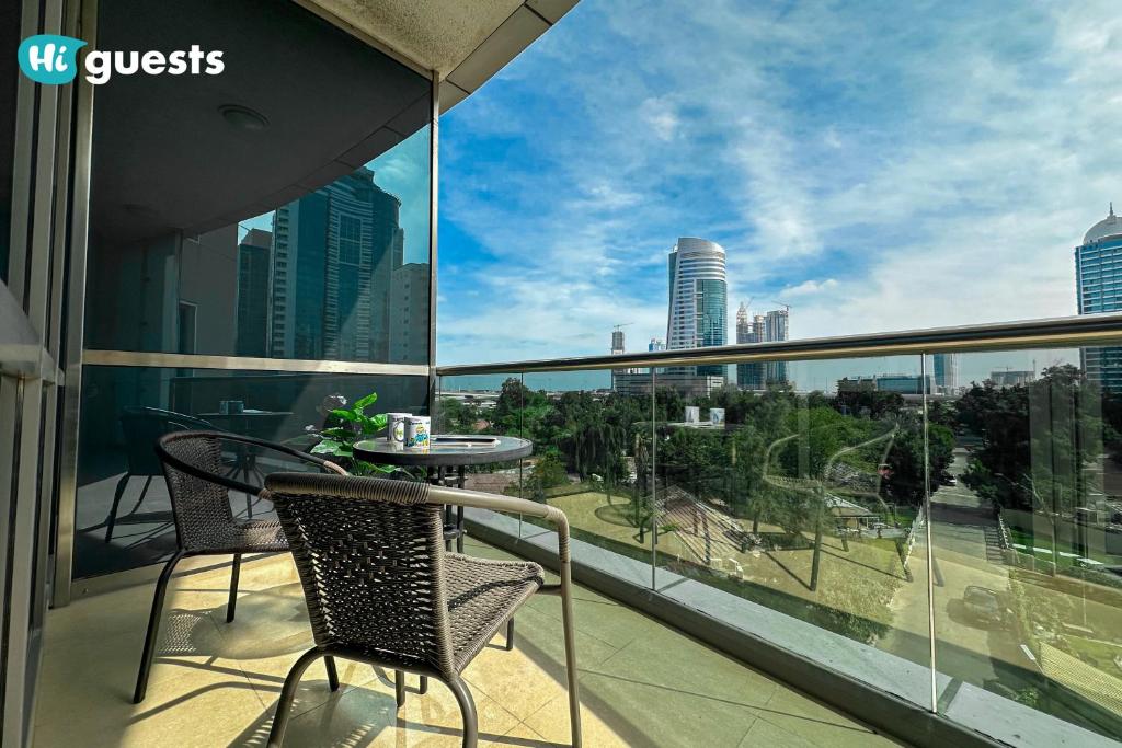 هتل های گستس - سیتی شیک استودیو اَت مدیسون ریزیدانسی کلوز مترو - HiGuests - City Chic Studio at Madison Residency Close Metro