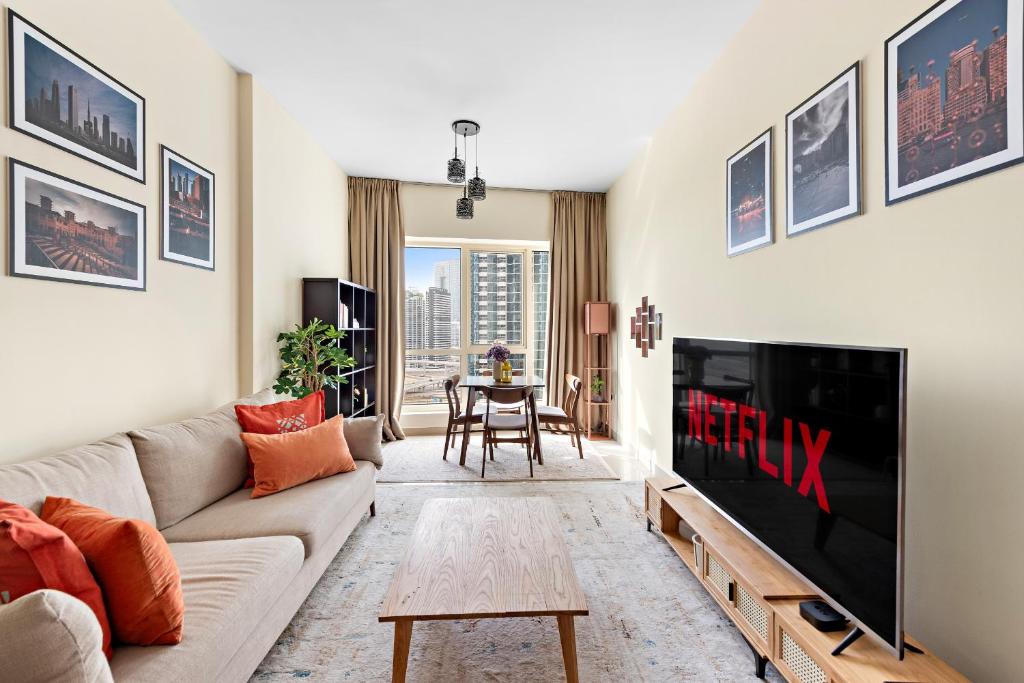 هتل ورم اند ولکامینگ کزی ۲ بد روم آپارتمان این جی ال تی - Warm and Welcoming Cozy 2 Bedroom Apartment in JLT