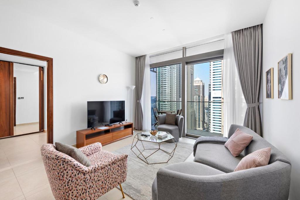 هتل استایلش 1 بی آر این دبی مارینا - Stylish 1 BR in Dubai Marina