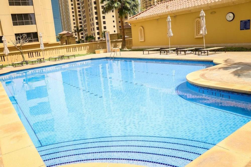 Marble upgraded Sea front 6 bedroom Penthouse on JBR beach