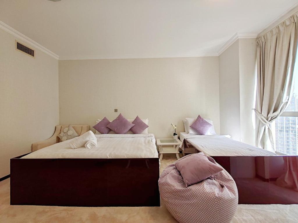 Marble upgraded Sea front 6 bedroom Penthouse on JBR beach