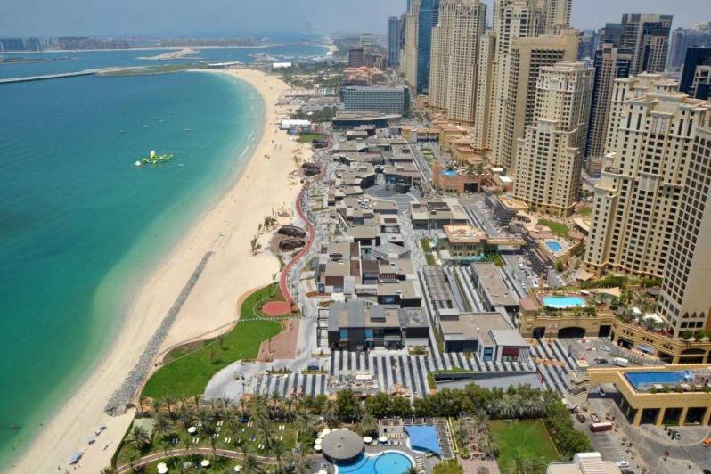 Marble upgraded Sea front 6 bedroom Penthouse on JBR beach