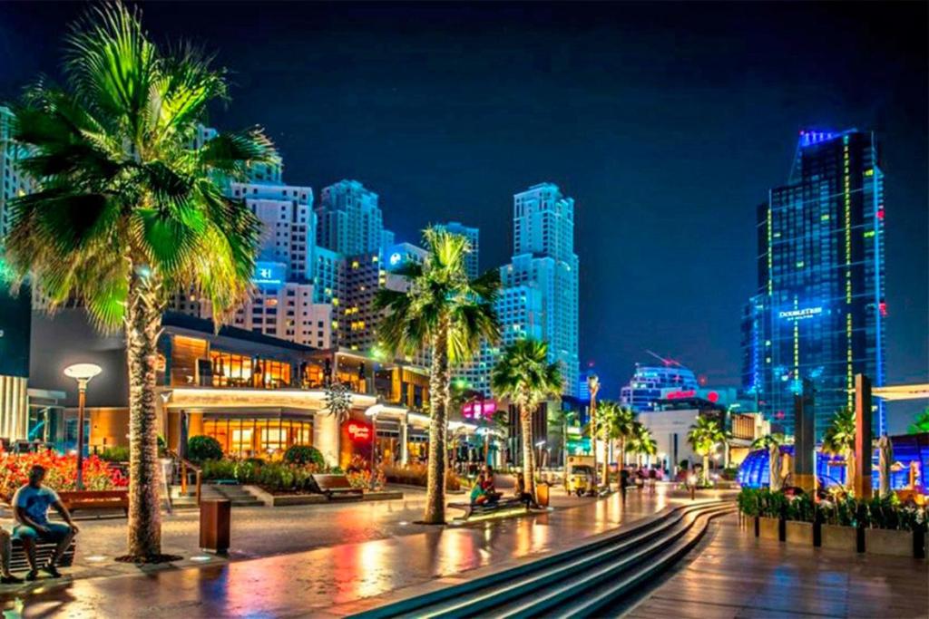 Marble upgraded Sea front 6 bedroom Penthouse on JBR beach