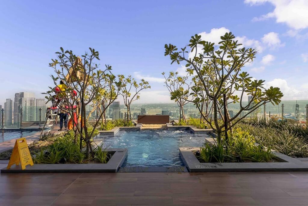 5 Star Living Infinity Pool with Burj Khalifa view