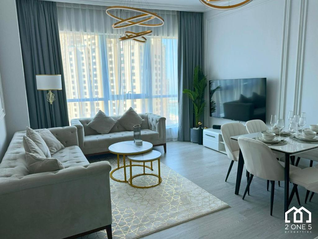 هتل استایلش ۲ بد روم آپارتمان ویت دبی مارینا ویو - Stylish 2 Bedroom apartment with Dubai Marina View