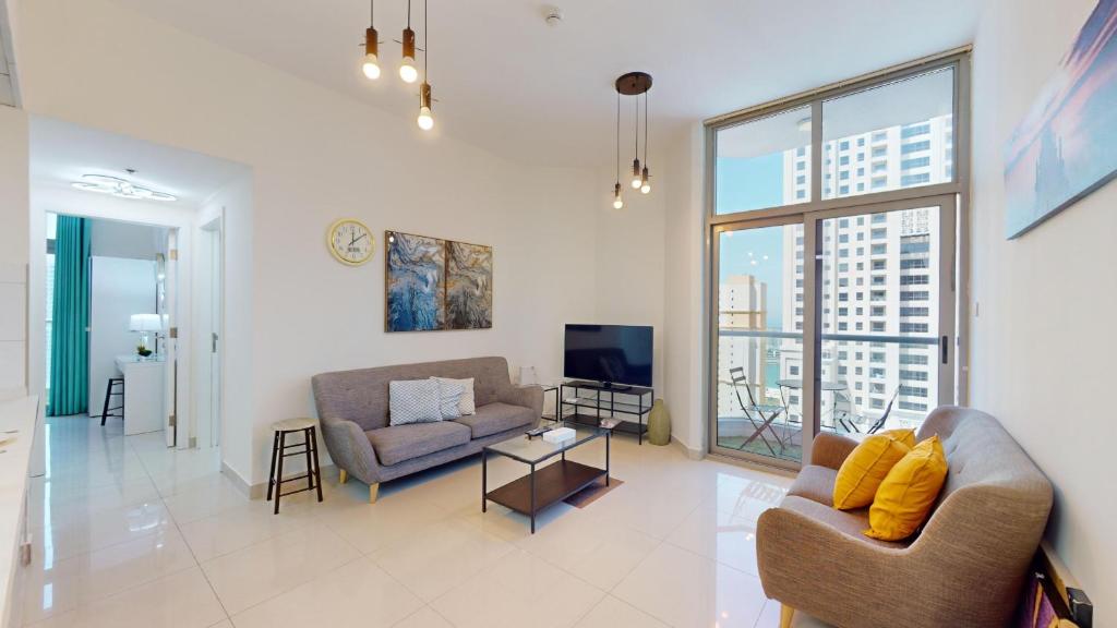 هتل پرایم استی - الگان ۲بی آر این دبی مارینا - مارینا وارف - Primestay - Elegant 2BR in Dubai Marina - Marina Wharf