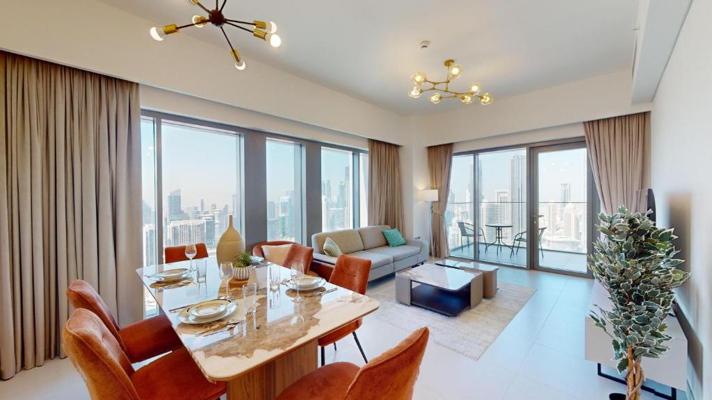 هتل پرایم استی - 3BR برج خلیفه ویو - دبی مرکزی - Primestay - 3BR Burj Khalifa View - Downtown Dubai