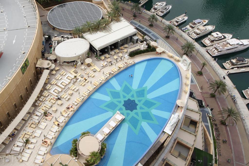 هتل اکسلوسیف واترفرانت 1 بی اچ کی در جی دبلیو مریت دبی مارینا - Exclusive Waterfront 1BHK in JW Marriott Dubai Marina