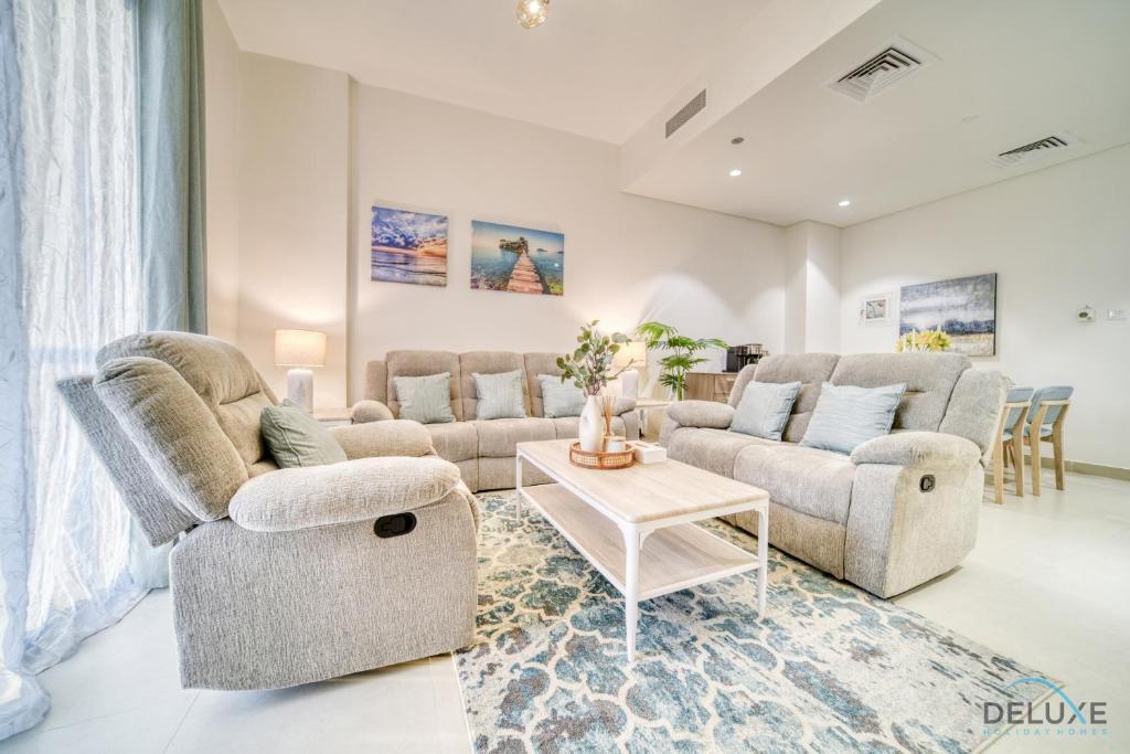 هتل پیسفول 2بی آر ات افنان 5 میدتاون آی ام پی زد بای دلاکس هالیدی هومز - Peaceful 2BR at Afnan 5 Midtown IMPZ by Deluxe Holiday Homes