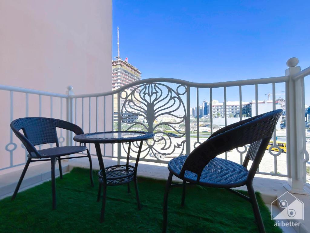 هتل مدرن ۱بد روم وِث بالکونی جی وی سی دبی - Modern 1bedroom with balcony JVC Dubai