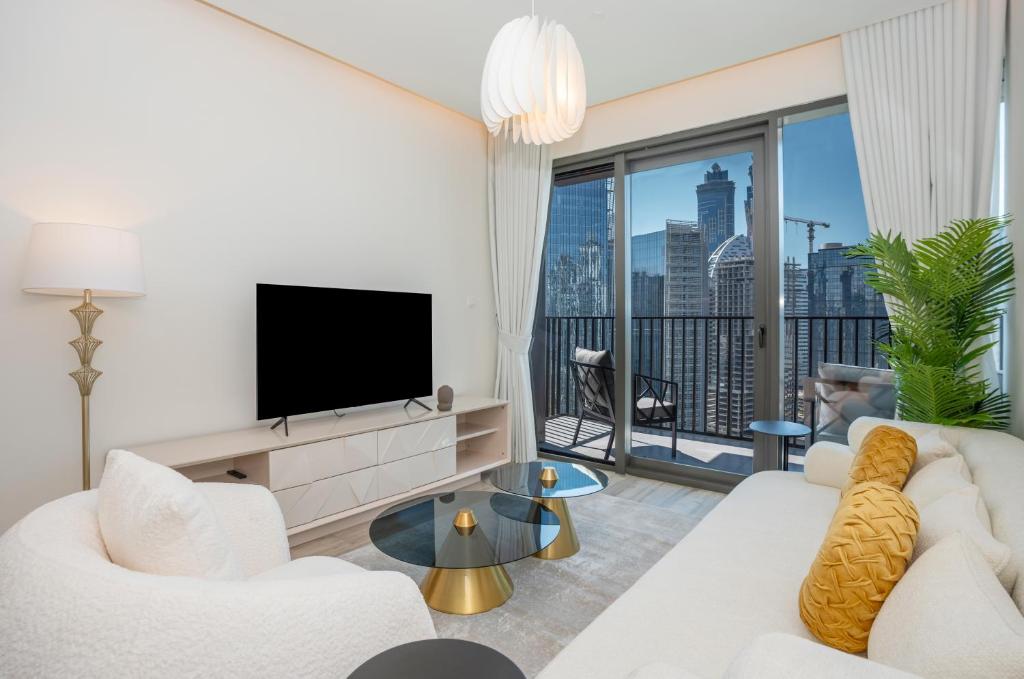 هتل هومزگت اوی لاکچری 1BR ات آهاد رزیدنس - HomesGetaway Luxury 1BR at Ahad Residence