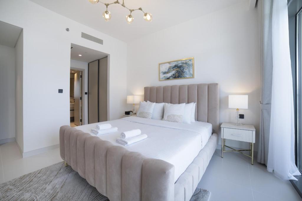 هتل اسپلندید 2بی‌آر، مارینا ویستا، ای‌ام‌آر بیچ‌فرانت - Splendid 2BR, Marina Vista, EMAAR Beachfront