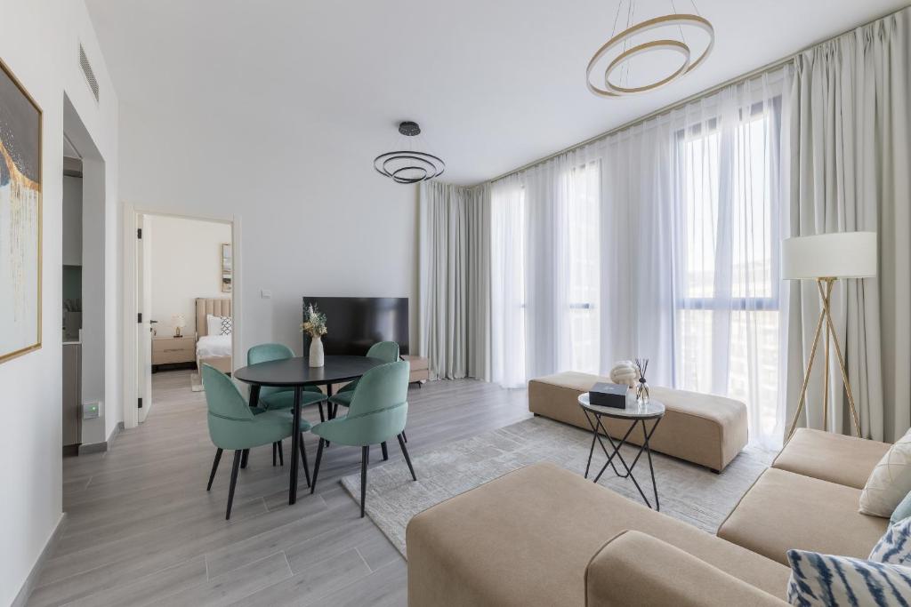 هتل فرش اند کواِیَت 1 بی آر اَت میدتاون نور 4 تاور - Fresh & Quiet 1BR at Midtown Noor 4 Tower